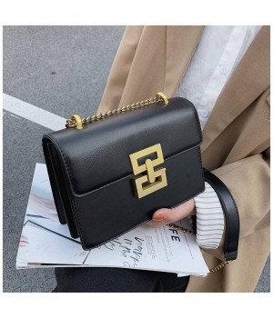 2024 Women's Shoulder Bag New Spring Summer Collection Popular Small Square Design with Chain Underarm All-Match Senior Ladies