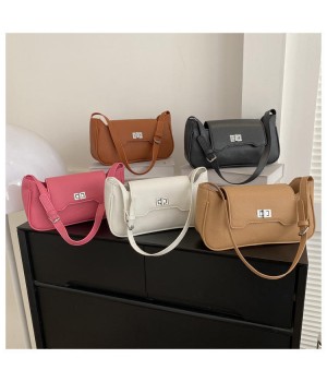 Custom Women's Fashion Handbags Popular Pu Leather Handbag Luxury Ladies Hand Bags Rectangle Single Shoulder Bag For Women