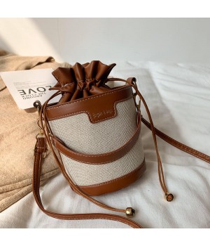 Ladies' Bucket Bag 2024 New Simple women's bucket bags Popular Fashion Shoulder Bag