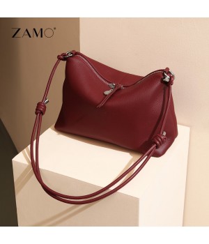 Custom wholesale 2024 new ladies vintage fashion genuine leather women's shoulder bags