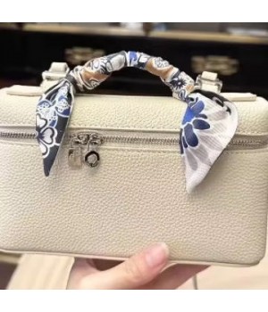 Handbag Women'S New Single Shoulder Crossbody Lychee Patterned Pu Versatile Temperament Makeup Bag