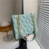 2024 New Women's Crossbody Shoulder Bag Stylish Open Ins Underarm Fashionable Casual Look Solid Color Distinctive Polyester PU