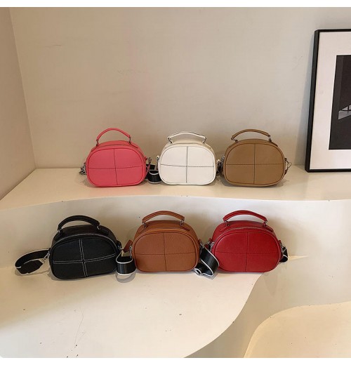 2024 New armpit small square bag with wide strap women's shoulder bag
