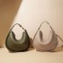 2024 Fashion Cheap Messenger Bags For Women Dumpling Shaped Customs Handbags Brands GENUINE LEATHER Zipper Women's Shoulder Bag